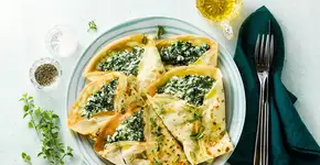 Crepe de ricota e espinafre de dar água na boca