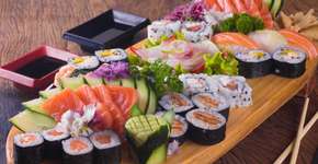 17 cupons com até 65% de desconto para rodízios japoneses em SP