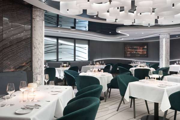Restaurante exclusivo para hóspedes doMSC Yacht Club