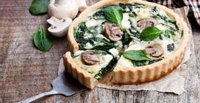 5 receitas de torta de liquidificador vegetariana para o jantar