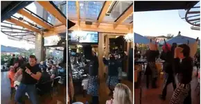 Restaurante em Gramado debocha de coronavírus com meme do caixão