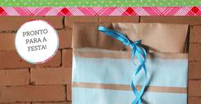 Aprenda a fazer passo a passo um saquinho de doce para festas