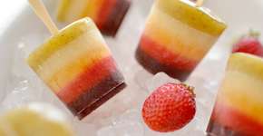 Como preparar um sorvete caseiro com cinco sabores de frutas