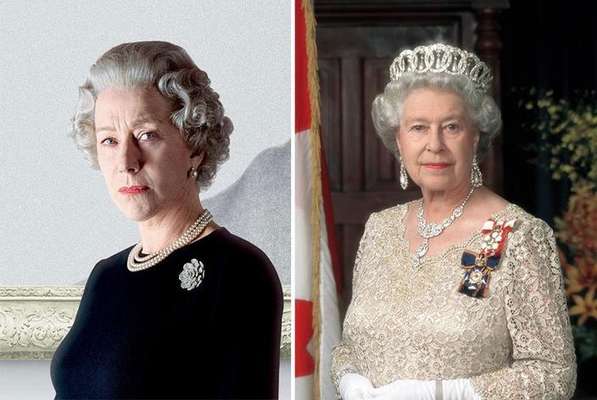 Helen Mirren como Rainha Elizabeth II em A Rainha (2006)