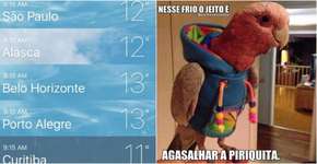 Cidades brasileiras amanhecem com temperatura menor que do Alasca