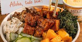 Restaurante oferece poke grátis para clientes vacinados