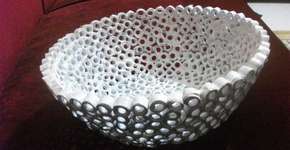 Faça você mesmo uma cesta de papel reciclado