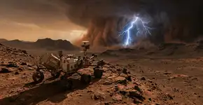 Relâmpagos foram detectados em Marte pela primeira vez, e o rover Perseverance capturou algo que parecia impossível