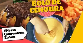 BOLO DE CENOURA | Sobremesa perfeita e sem defeitos