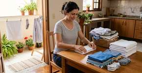 Dobrar a roupa logo que ela sai do varal: um gesto que mostra como você lida com as pequenas obrigações da vida