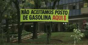 Moradores fazem abaixo-assinado contra construção de posto em área verde