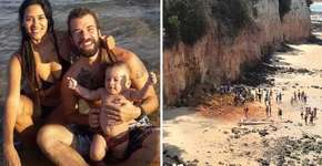 Falésia desaba e mata 3 pessoas na praia da Pipa (RN)