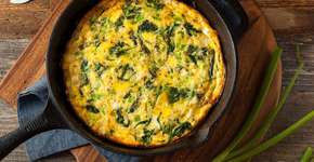 Omelete verde delicioso