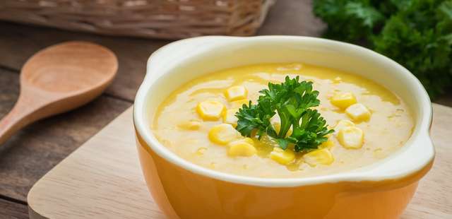 Delicioso creme de milho com manteiga: prático e reconfortante