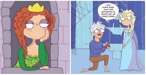 E se as princesas da Disney tivessem cabelo cacheado, como seria?