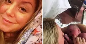 Essa mãe transmitiu o parto da filha ao vivo para 200 mil pessoas