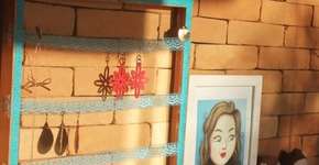 Porta bijuteria com moldura: projeto de upcycling criativo