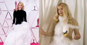 Oscar 2021: Laura Dern com penas de avestruz é o melhor meme da noite