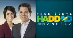 Campanha de Haddad tira imagem de Lula e reduz vermelho