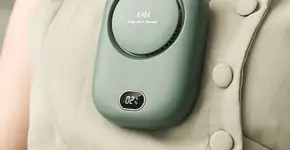 Tá pegando fogo, bicho! Mini ventilador portátil com até 60% de desconto