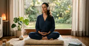 Uma pessoa que nunca meditou antes deve começar com respiração guiada primeiro e depois passar para a meditação em silêncio, alternando entre os dois