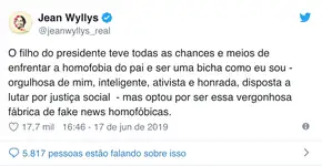 E se Jean Wyllys não estiver mentindo sobre Carlos Bolsonaro?