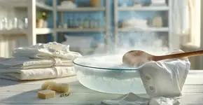 Roupa que parece suja mesmo depois de lavar clareia com esse truque de sal e alvejante