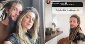 Marido de Leticia Spiller sofre ataques pela aparência dos dentes