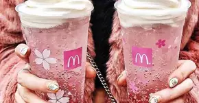 McDonald’s lança bebida à base de flor de cerejeira