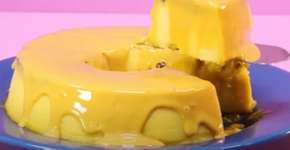 Pudim de pão com caramelo cremoso de encher os olhos