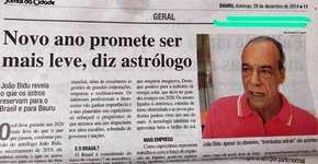 João Bidu viraliza ao prever 2020 mais leve: ‘O Sol me traiu’