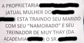Machismo: Mulher é acusada de traição em panfletos jogados pela rua