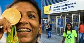 Rafaela Silva, ouro no judô, é nome de escola pública no Rio