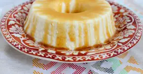 Pudim cocada sem forno e sem ovos