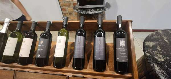 Vinhos produzidos pela Família Carra