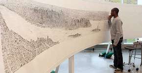 Autista memoriza e desenha NY depois de 20 min de voo pela cidade