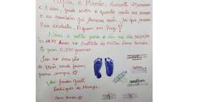 Enfermeiros enviam bilhete fofo à mãe que recém perdeu bebê e viraliza