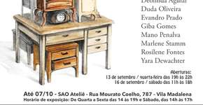 Exposição “Aluga-se” acontece dentro de uma casa