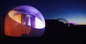 Hotel no México tem quartos-bolha vista privilegiada do céu