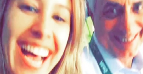 Cris Dias posta vídeo vendo jogo com William Waack, após ‘briga’