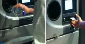 Máquina troca garrafa PET por dinheiro