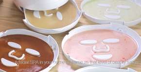 Máquina transforma frutas e vegetais em máscaras faciais