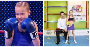 Com apenas 9 anos, menina russa é prodígio do boxe feminino
