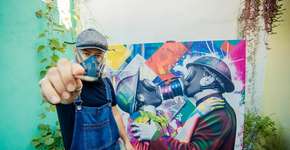 Grafiteiro doa obra para ajudar famílias do Capão Redondo durante pandemia
