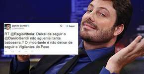 Bullying de Danilo Gentili com os gordos é sinal de doença social