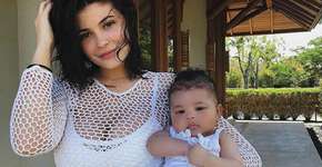 Fãs apontam semelhança entre filha de Kylie Jenner e segurança