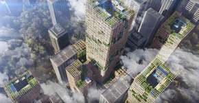 Tóquio terá prédio de madeira mais alto do mundo coberto de verde