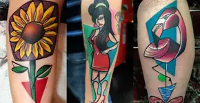 Pablo Picasso? Conheça as tatuagens cubistas e pop de Mike Boyd