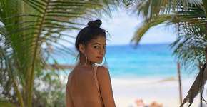 Atriz posta foto de maiô e acaba em bate-boca com seguidor