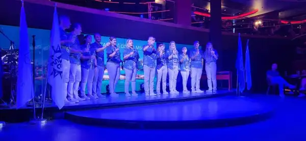 Equipe da MSC Cruzeiros no Brasil na abertura da 5ª Convenção Internacional de Vendas